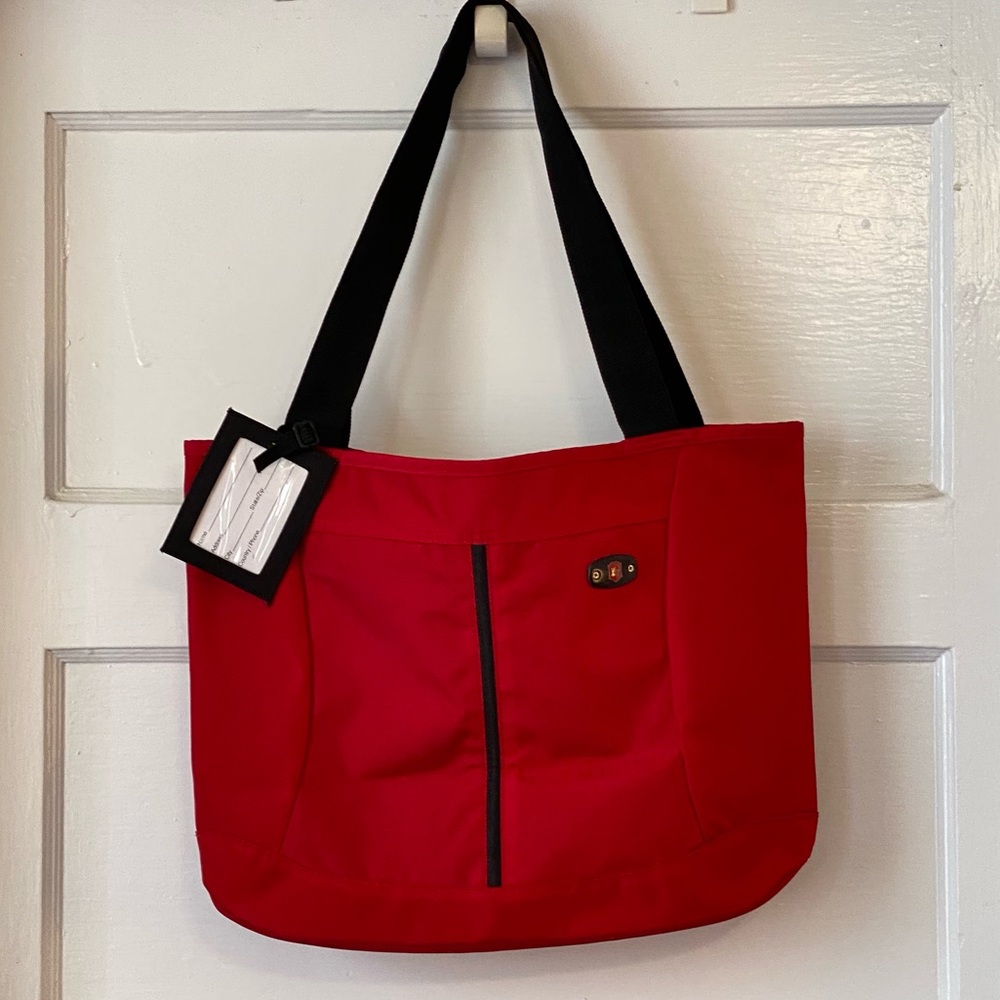 Victorinox Red Swiss Army Carry All Tote Red & Black